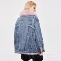 2021 Trendy Abbigliamento Donna Denim Parka Soprabito